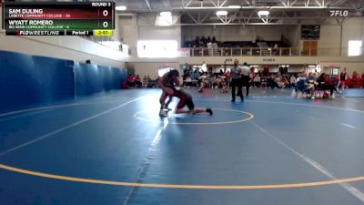 174 lbs Round 3 (6 Team) - Sam Duling, Labette Community College vs Wyatt Romero, Big Bend Community College