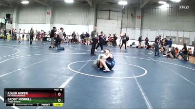 119 lbs Cons. Round 4 - Brody Morrill, Three Rivers vs Adler Hofer, Michigan Premier