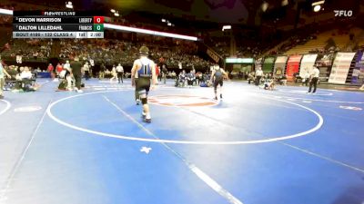 132 Class 4 lbs Quarterfinal - Devon Harrison, Liberty vs Dalton Lilledahl, Francis Howell