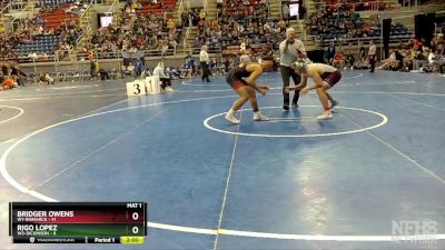 189 lbs Semis - Bridger Owens, W1-Bismarck vs Rigo Lopez, W3-Dickinson