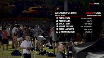 Elite Women's 1500m, Heat 1