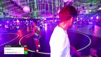 145 lbs 2nd Place - Ashley Booth, Bear Cave WC vs Abril Montes De Oca, Yuma