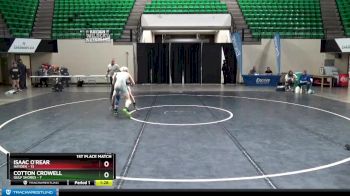 162 lbs Finals (2 Team) - Isaac O`Rear, Hayden vs Cotton Crowell, Gulf Shores