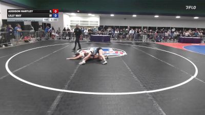 124 lbs Consi Of 32 #2 - Addison Hartley, FL vs Lilly May, NV