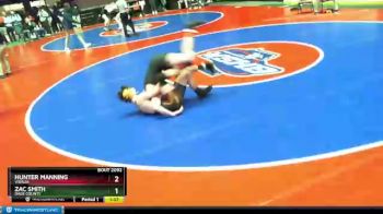 2 lbs Quarterfinal - Zac Smith, Dade County vs Hunter Manning, Vidalia