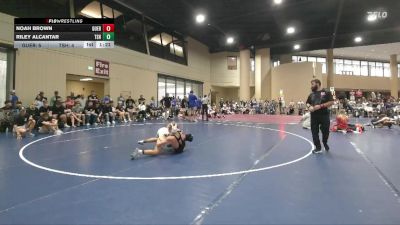 120 lbs Quarters & 3rd Wb (32 Team) - Noah Brown, Guerilla WC vs Riley Alcantar, Team Shutt Weston