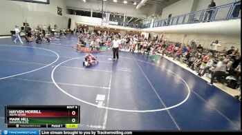 67-72 lbs Round 2 - Hayven Morrill, South Sevier vs Mark Hill, Evanston Elite