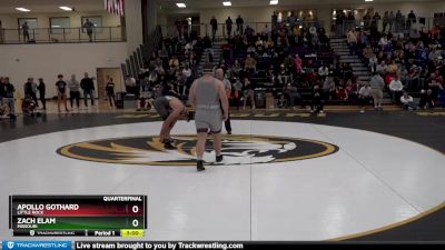 285 lbs Quarterfinal - Zach Elam, Missouri vs Apollo Gothard, Little Rock