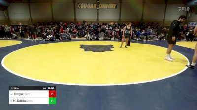 178 lbs Consi Of 16 #2 - Jon Inagaki, Layton (UT) vs Matthew Gazda, Chandler (AZ)