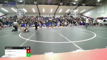 55 lbs Consi Of 4 - Jude Rivers, Barnsdall Youth Wrestling vs Grayson Baker, Barnsdall Youth Wrestling