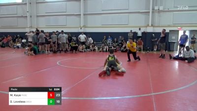 153 lbs Pools - Max Kaye, Phoenix W.C. - Blue vs Daniel Loveless, Grease Monkeys