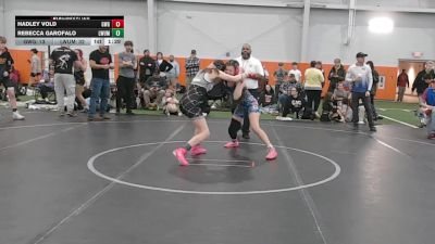 110 lbs Round 3 (6 Team) - Rebecca Garofalo, Lady Warriors United Maroon vs Hadley Vold, Girls With Grit