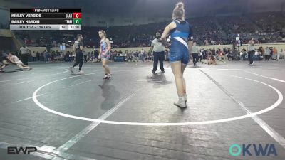 126 lbs Round Of 16 - Kinley Vereide, Claremore Wrestling Club vs Bailey Hardin, Team Guthrie Wrestling