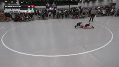 67 lbs Cons. Rd Of 32 - Beckham Walztoni, Immortal Athletics WC vs Connor Suchman, Moen Wrestling Academy