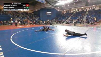 120 lbs Champ. Round 2 - Mykerra McNeary, Caesar Rodney vs Naomi Cooper, Concord