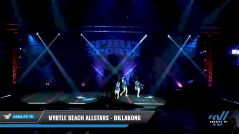 Myrtle Beach Allstars - Billabong [2021 L3 Junior - D2 - Small - A Day 2] 2021 Spirit Sports: Battle at the Beach