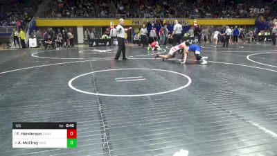 125 lbs Rd 5 - Consi Of 8 #2 - Farrah Henderson, Canon McMillan vs Ahveanna McElroy, Union City