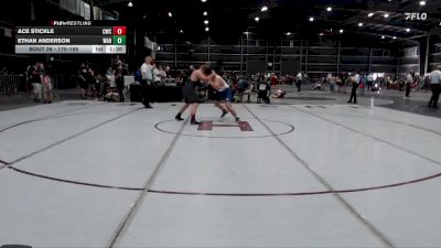 170-189 lbs Round 3 - Ace Stickle, Coyote Wrestling Club vs Ethan Anderson, War