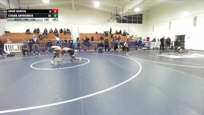 126 lbs Cons. Round 4 - Cruz Garcia, El Capitan vs Chase Antrobius, Millikan