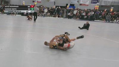 100 lbs Champ. Rd Of 64 - Karson Smith, Ironhawk Wrestling Academy vs Jayce Kessinger, Grindhouse Wrestling Club