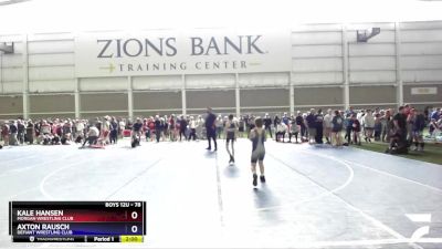 78 lbs Cons. Round 1 - Kale Hansen, Morgan Wrestling Club vs Axton Rausch, Defiant Wrestling Club