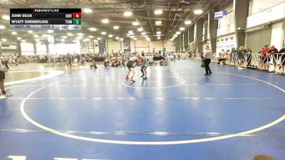 154 lbs Rr Rnd 2 - John Silva, Gentile Trained vs Wyatt Dimmerling, Team Germantown