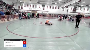 126 lbs Quarterfinal - Jacob Taylor, Club Cc vs Anthony Lavezzola, RedNose Wrestling School