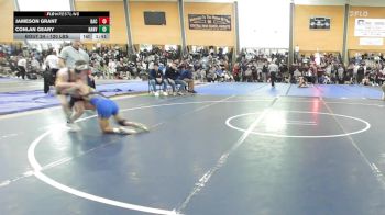120 lbs Round Of 32 - Jameson Grant, Bacon Academy vs Conlan Geary, Hanover