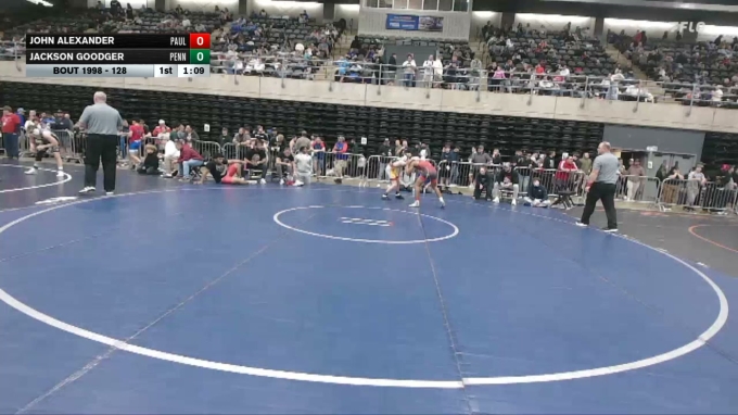 128 lbs Semifinal - John Alexander, Paulsboro vs Jackson Goodger, Penndel