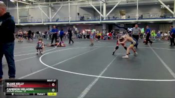 96 lbs Round 8 (10 Team) - Cameron Melhorn, Upstate Uprising vs Blake Kelly, 84 Athletes