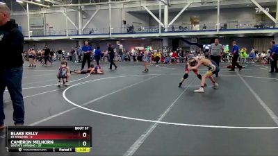 96 lbs Round 8 (10 Team) - Cameron Melhorn, Upstate Uprising vs Blake Kelly, 84 Athletes