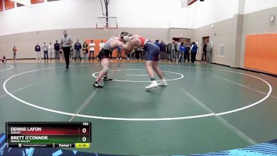 150 lbs Cons. Round 4 - Dennis Lafon, Shelby vs Brett O`Connor, Indian Valley