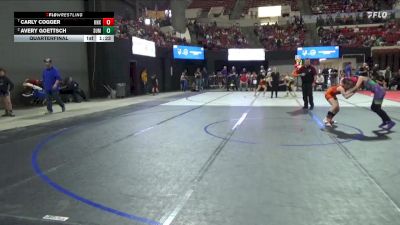 81 lbs Quarterfinal - Carly Cogger, Team Real Life vs Avery Goettsch, Flathead