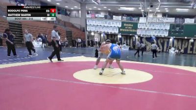 215 lbs Cons. Round 1 - Matthew Martin, Rancho Bernardo vs Rodolfo Pena, Brawley