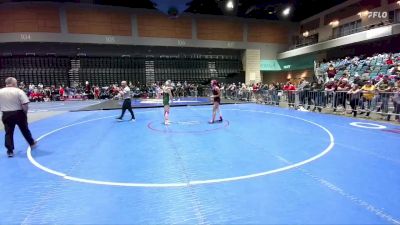 125 lbs Cons. Round 4 - Callie Johnson, Casa Grande vs Jasmine Tamondong, Douglas