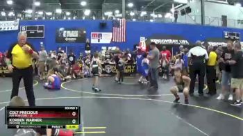82 lbs Round 5 (6 Team) - Korben Warner, Missouri Gold vs Colt Precious, Mat Monsters