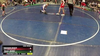 97 lbs Cons. Round 4 - Trace Jensen, Fremont Wrestling Club vs Mackson Bogue, Delta Wrestling Club