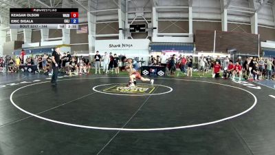 144 lbs Cons. Round 2 - Keagan Olson, Washington vs Eric Sigala, California