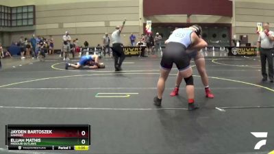 220 lbs Round 2 - Elijah Mathis, Missouri Outlaws vs Jayden Bartoszek, Hanover