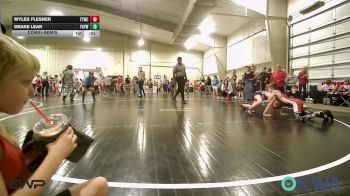 73 lbs Consolation - Myles Flesner, Team Tulsa Wrestling Club vs Drake Lear, Fort Gibson Youth Wrestling