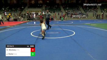 61 lbs Rr Rnd 5 - Dawson Woolsey, Bristow Wrestling Club vs Jordyn Roller, RAW