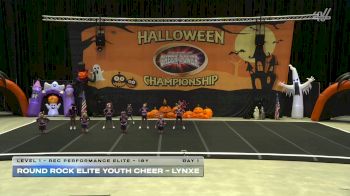Round Rock Elite Youth Cheer - Lynxe [2025 L1 - Rec Performance Elite - 10Y Day 1] 2025 Cheer Power San Antonio Halloween Challenge