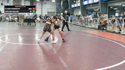 100 lbs Rr Rnd 1 - Claire Gobrecht, Roughneck Wrestling Club vs Aislynn Weller, MF Angels