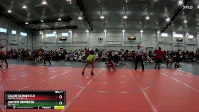 106 lbs Round 1 (4 Team) - Jaxten Deweese, 330 Lab vs Caleb Schaetzle, Capital City WC