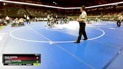 106 Class 2 lbs Quarterfinal - Kale Martin, Oak Grove vs Jason Schutter, Kirksville