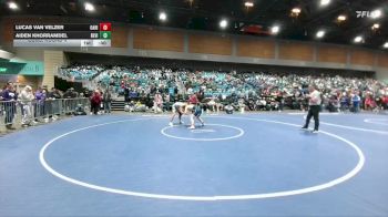 138 lbs Cons. Round 4 - Lucas Van Velzer, Oak Ridge vs Aiden Khorramdel, Redwood -Visalia