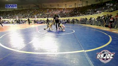 61 lbs Consi Of 16 #2 - Barrett Homer, Mustang Bronco Wrestling Club vs Phoenix Vrana, Kansas Young Guns