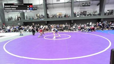 Junior Boys FS - 132 lbs Champ. Round 1 - Robert Wheeler, CA vs Connor Wren, OR