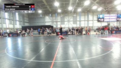 12U Girls - 94 lbs 7th Place Match - Marly Dentler, NV vs Te'lia Grove, HI