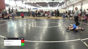 46 lbs Semifinal - Crosby Cannon, Woodstock Wrestling Club vs Case English, Banks County Battle Born Wrestling